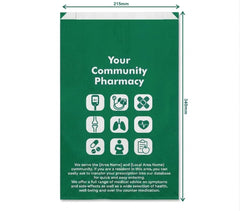 Paper Bags Generic Your Community Green Large