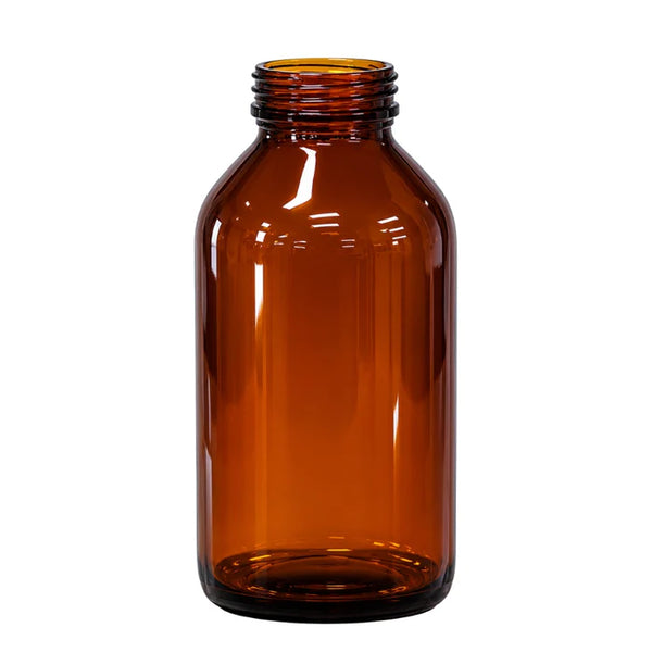 Amber Glass Liquid Bottle 200ml