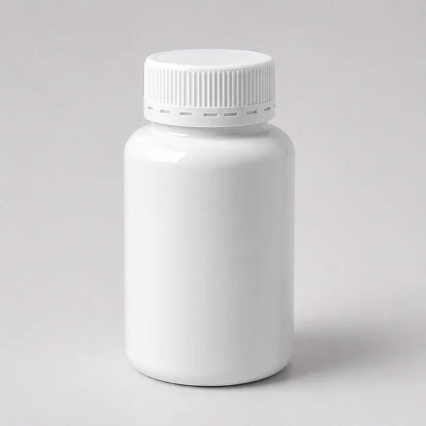 150ml HDPE White Plastic Tablet Bottles Tamper Evident
