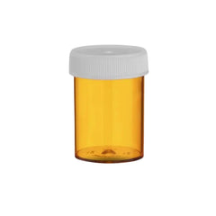 8 Drachm Amber Tablet Vials with Screw Cap