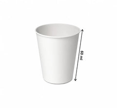 Eco Paper Cups White 60ml