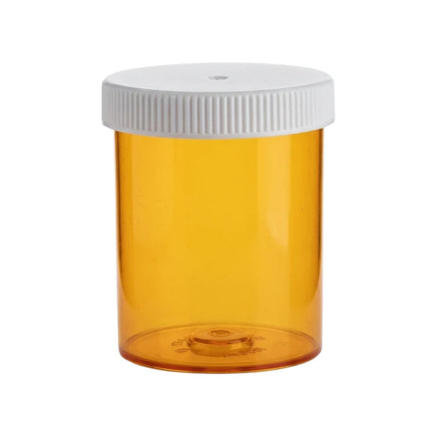 16 Drachm Amber Tablet Vials with Screw Cap