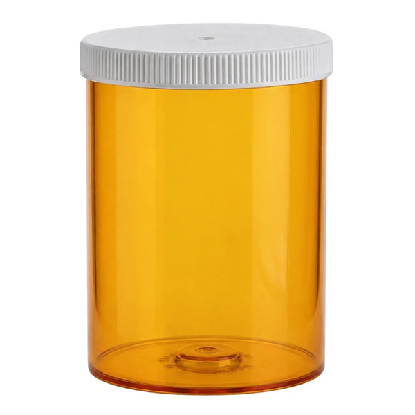 40 Drachm Amber Tablet Vials with Screw Cap