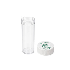 8 Drachm Clear Tablet Vials with CRC