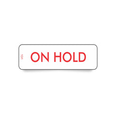 Label 131-On Hold