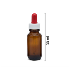 30ml Amber Glass Dropper Bottles (Per 10)