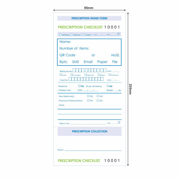 Prescription Intake Forms