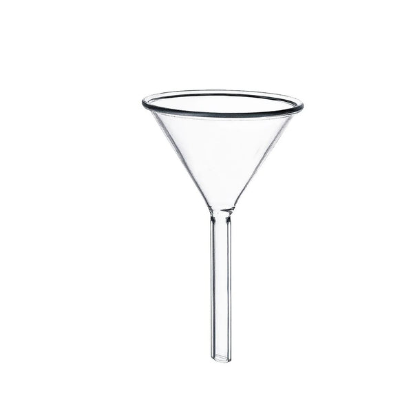 Clear Borosilicate Glass Funnel 100mm
