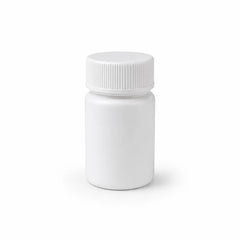 50ml HDPE White Plastic Tablet Bottles Screw Cap