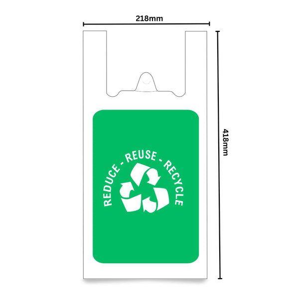 Plastic Bags Green Medium Reusable Bag Ban Compliant
