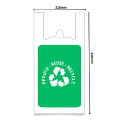 Plastic Bags Green Medium Reusable Bag Ban Compliant