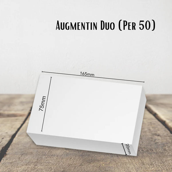 Tablet Carton Augmentin Duo (165x75x20 mm)