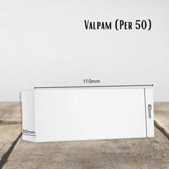 Tablet Carton Valpam (110x40x30mm)