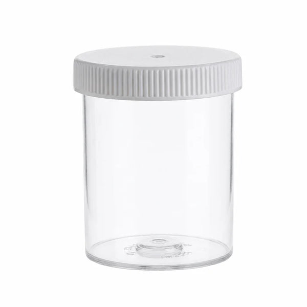 12 Drachm Clear Tablet Vials with Screw Cap