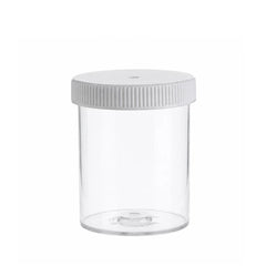 8 Drachm Clear Tablet Vials with Screw Cap