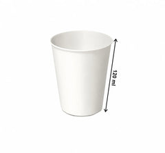 Eco Paper Cups White 120ml