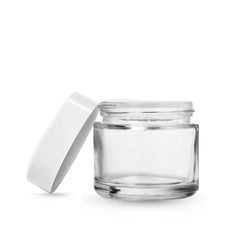 30ml Clear Glass Jars with Cap (Per 20)