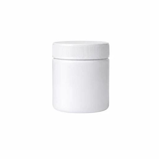 100g White Plastic Ointment Jars Screw Cap (Per 30)