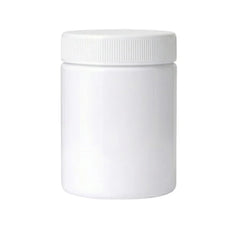 500g White Plastic Ointment Jars Screw Cap (Per 10)