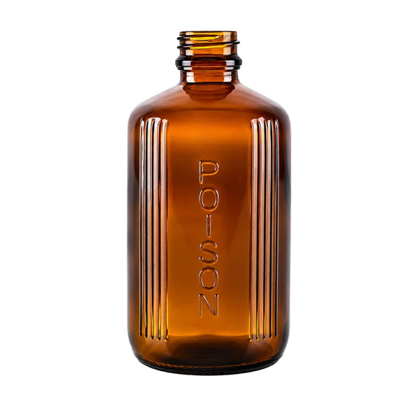 500ml Amber Glass Poison Bottles 24mm