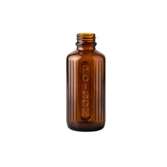 50ml Amber Glass Poison Bottles 24mm