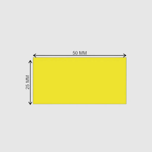 Shelf Label Tags Yellow Thermal (per roll)