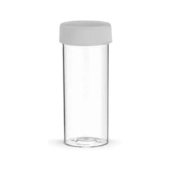 20 Drachm Clear Tablet Vials with Screw Cap